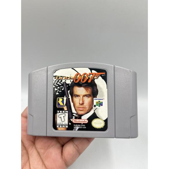 Goldeneye 007 Nintendo N64 Authentic Video Game Cartridge Only Tested Works - Picture 1 of 7